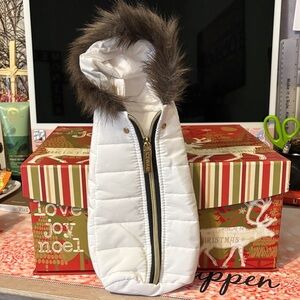 Wine Bottle Fur Lined Jacket